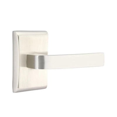 Emtek Breslin Lever with Neos Rosette in Satin Nickel