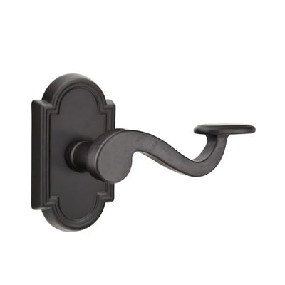 Emtek Padua Lever with #11 Rosette in Flat Black Bronze