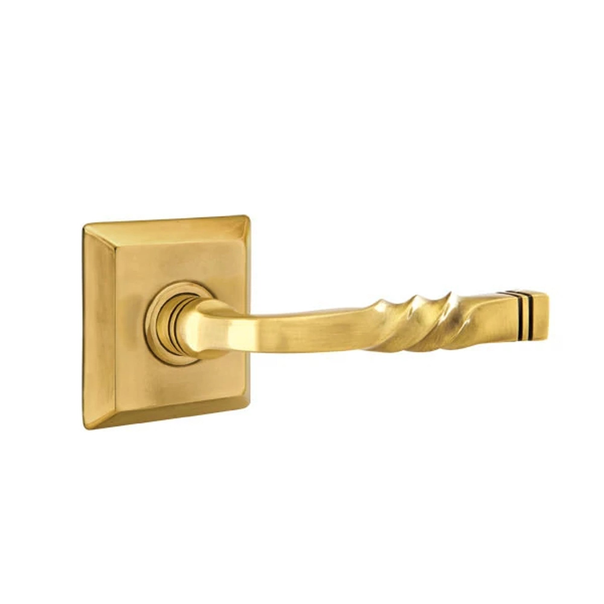 Emtek Santa Fe Lever with Quincy Rosette in French Antique