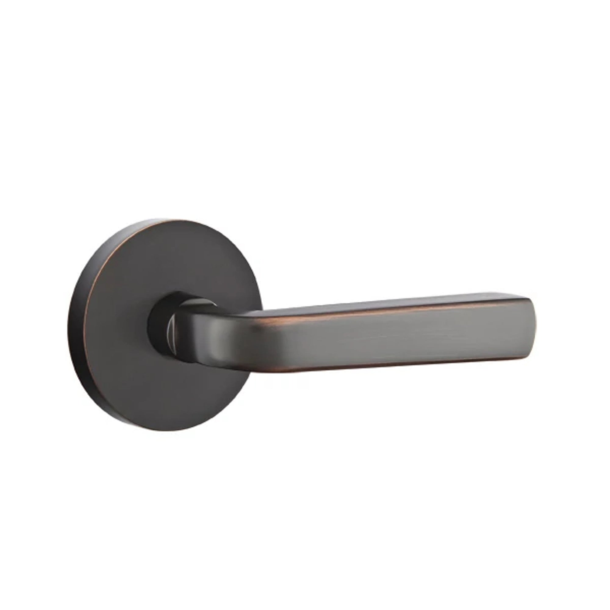 Emtek Sion Lever with Disk Rosette in Oil Rubbed Bronze
