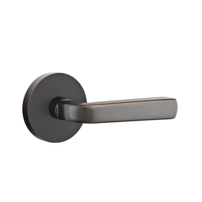 Emtek Sion Lever with Disk Rosette in Oil Rubbed Bronze