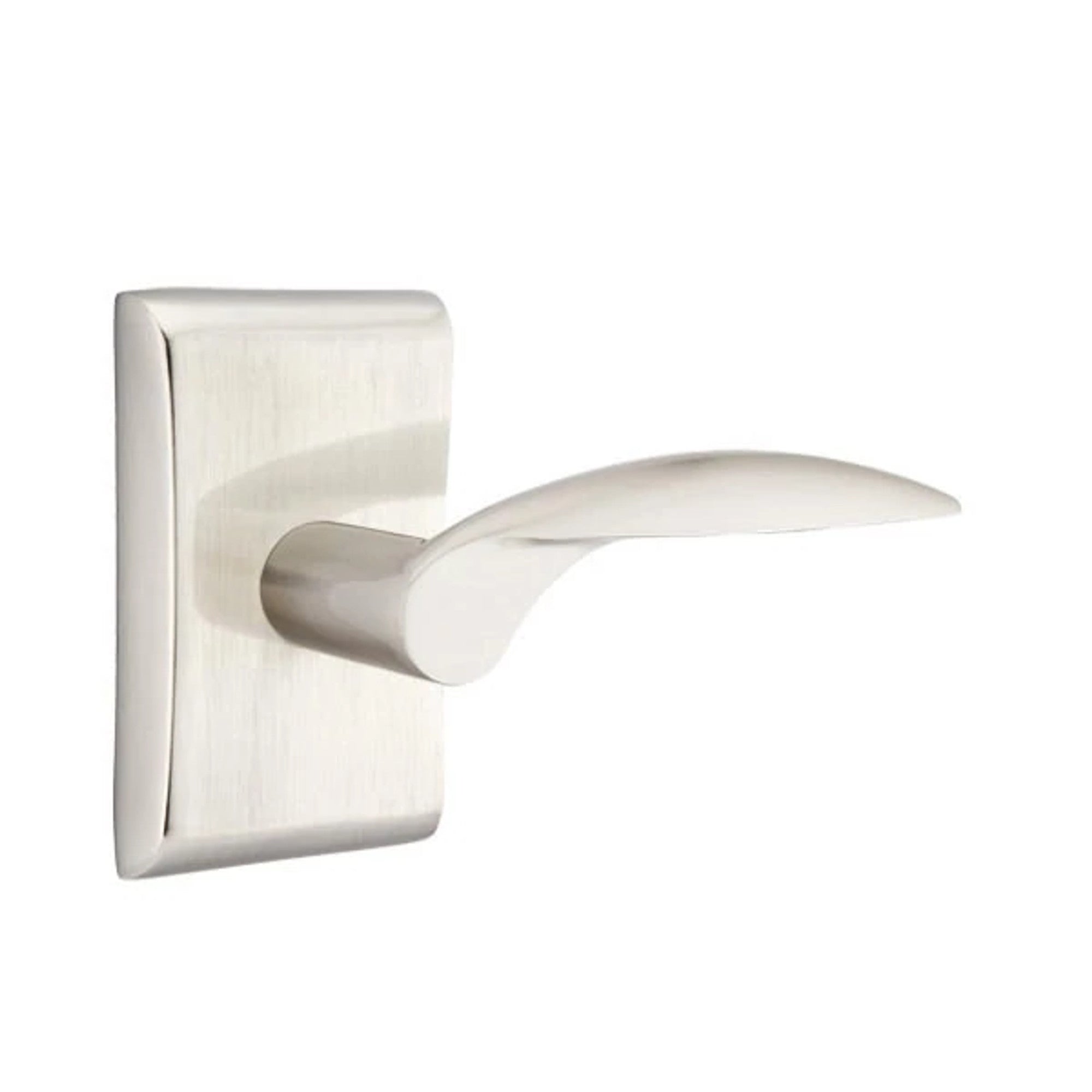 Emtek Mercury Lever with Neos Rosette in Satin Nickel