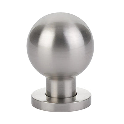 Emtek Globe Knob in Satin Nickel
