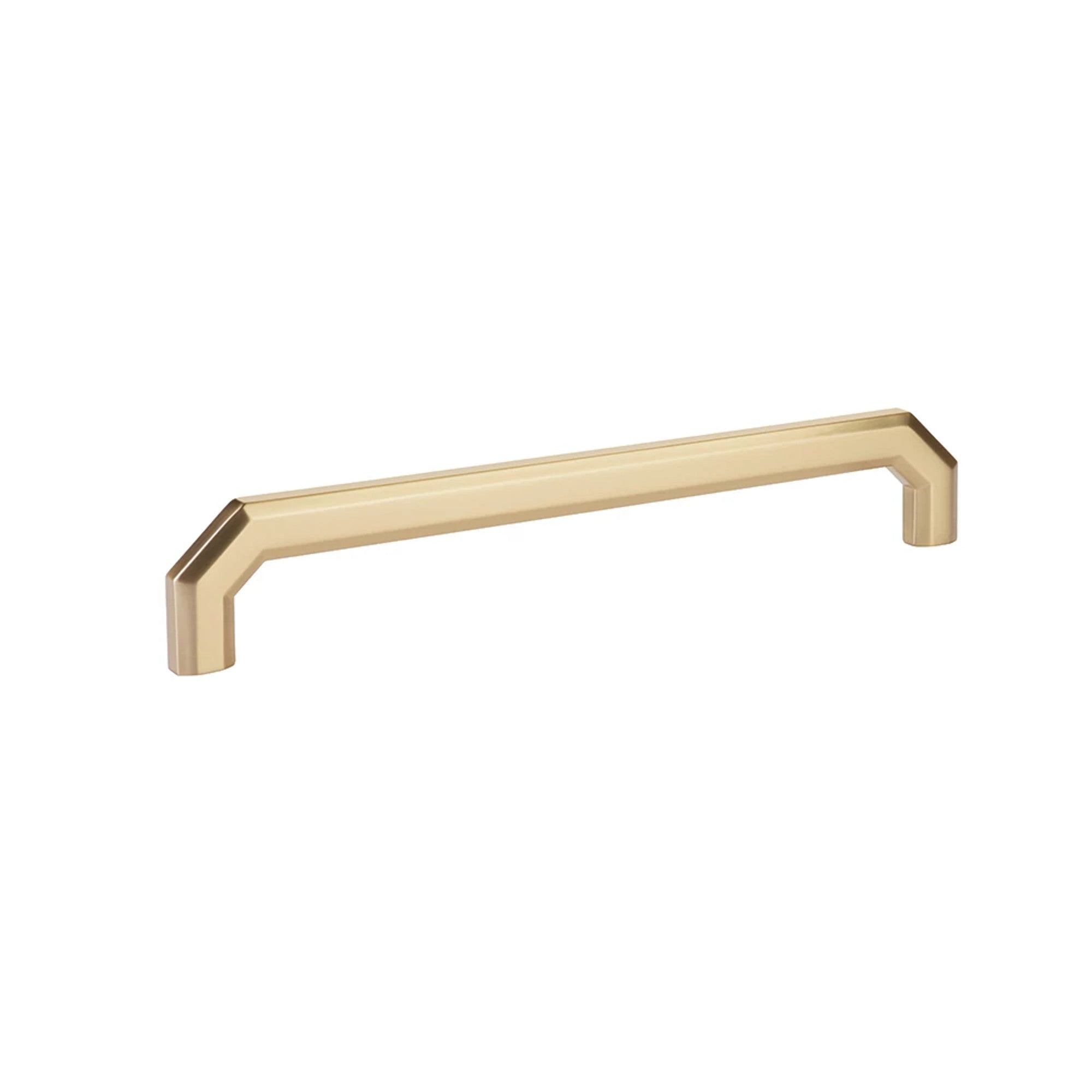 Emtek Riviera 8" C-C Pull in Satin Brass