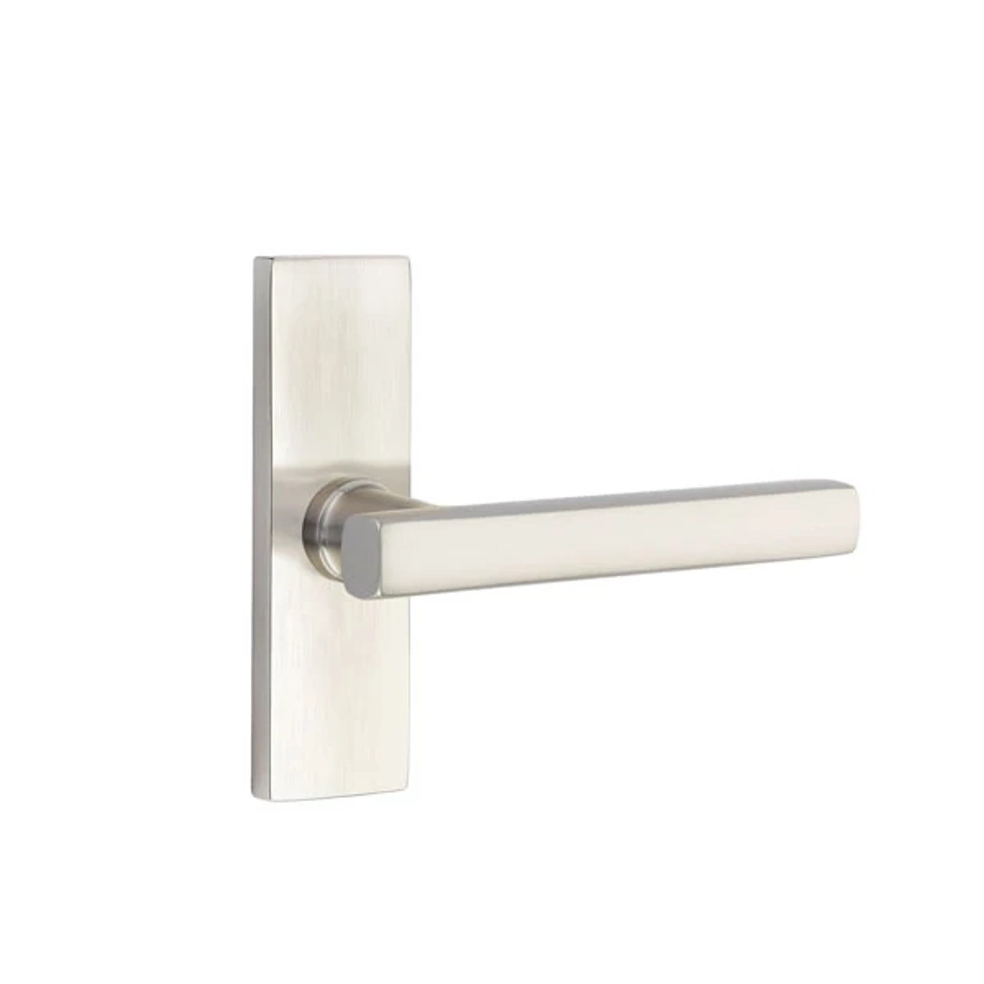 Emtek Freestone Lever with Stretto 1-1/2" x 5" in Satin Nickel
