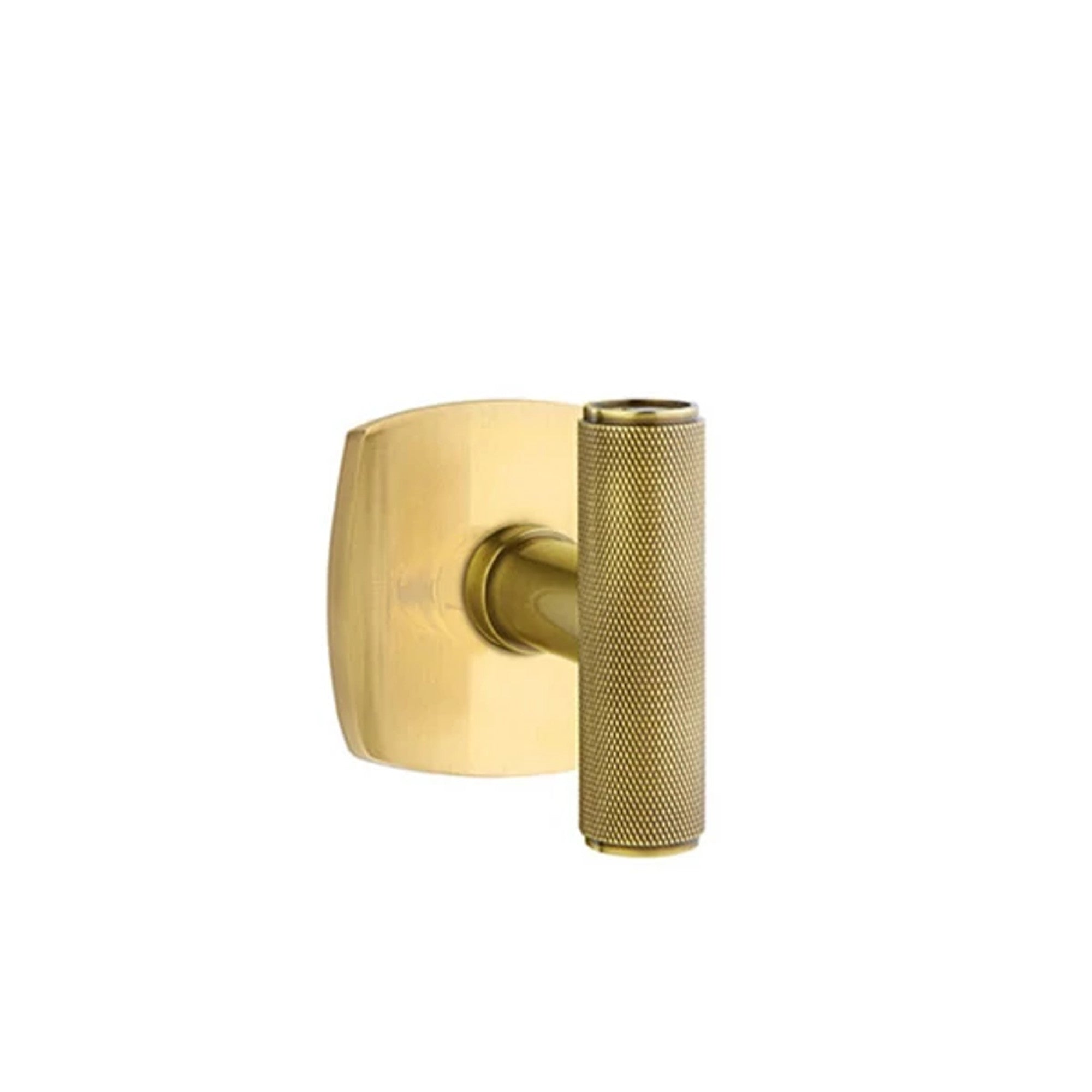 Emtek Ace Knurled Knob with Urban Modern Rosette in French Antique