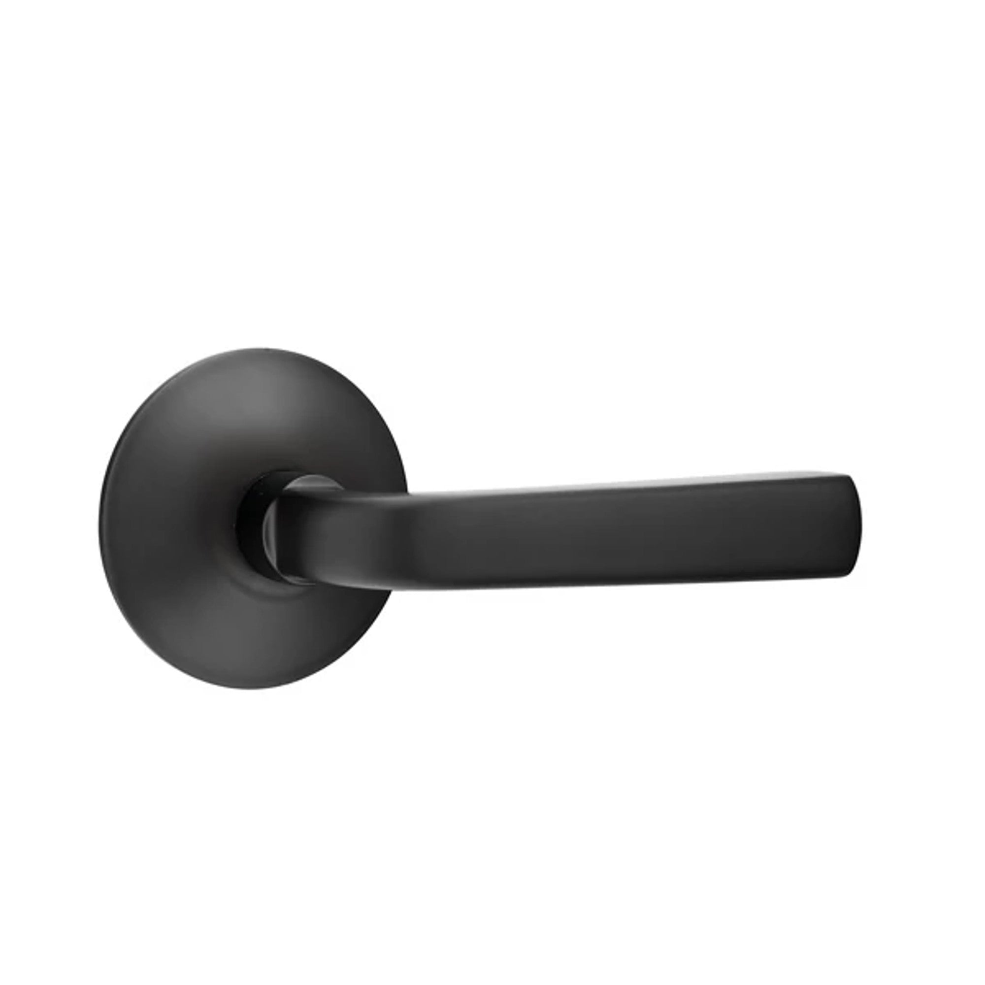 Emtek Sion Lever with Modern Rosette in Flat Black