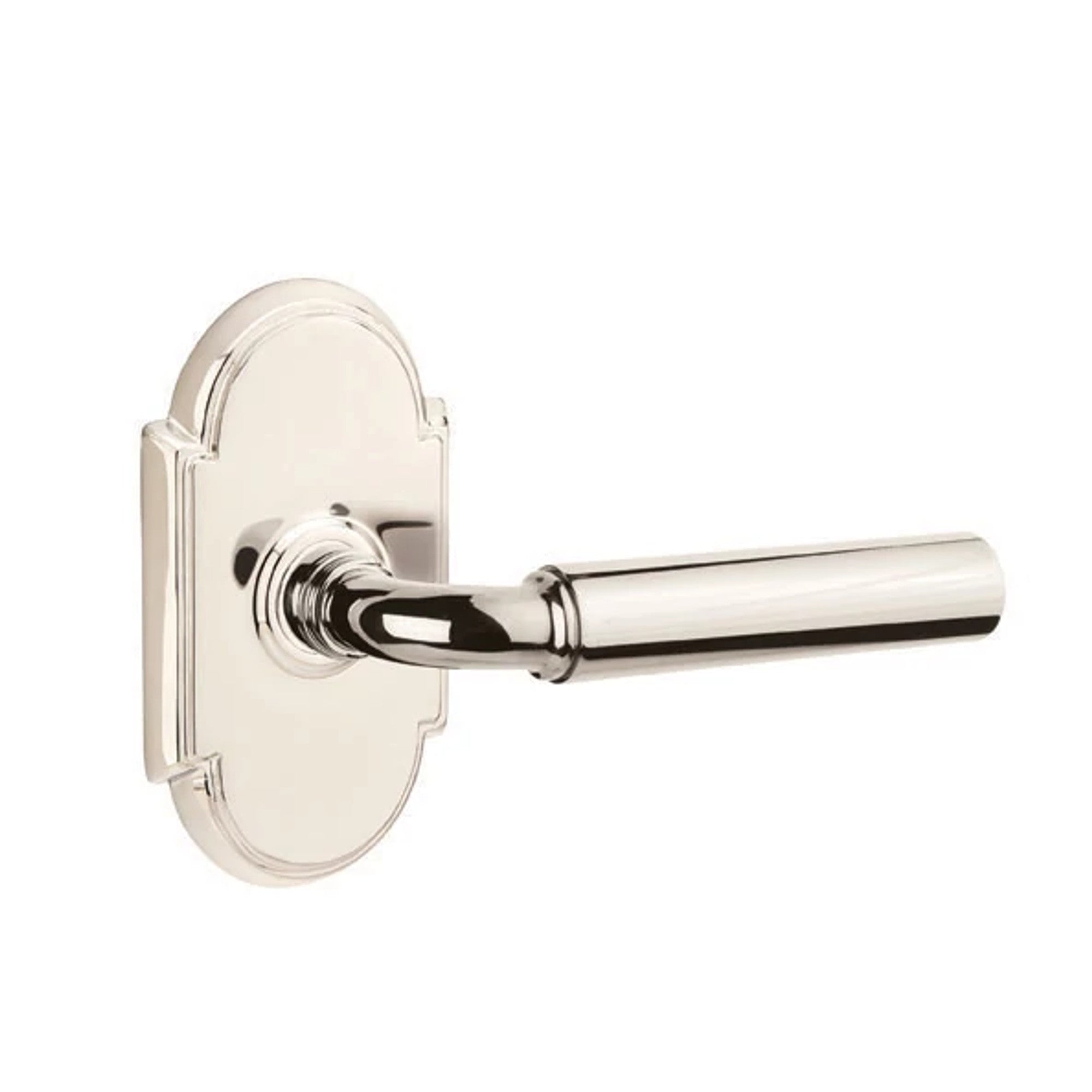 Emtek Manning Lever with #8 Rosette in Polished Nickel