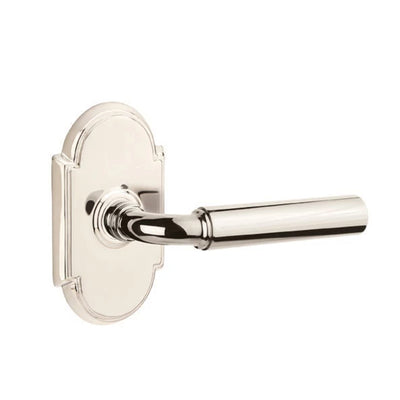 Emtek Manning Lever with #8 Rosette in Polished Nickel