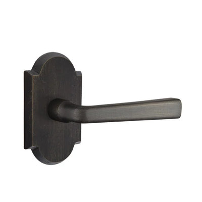 Emtek Cimarron Lever with #1 Rosette in Medium Bronze
