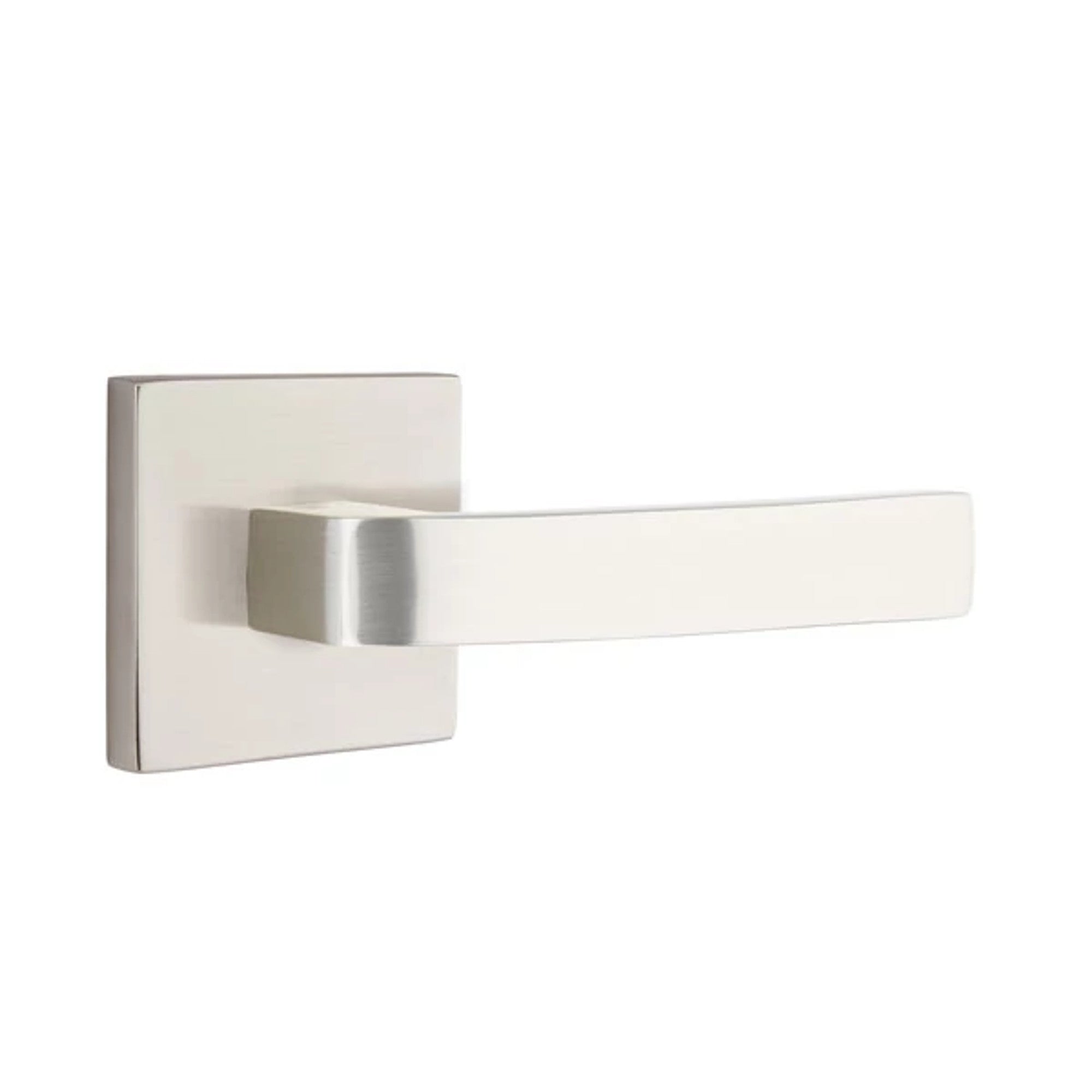 Emtek Breslin Lever with Square Rosette in Satin Nickel