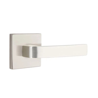 Emtek Breslin Lever with Square Rosette in Satin Nickel