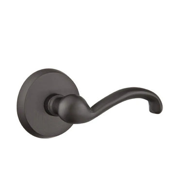 Emtek Teton Lever with #2 Rosette in Flat Black Bronze