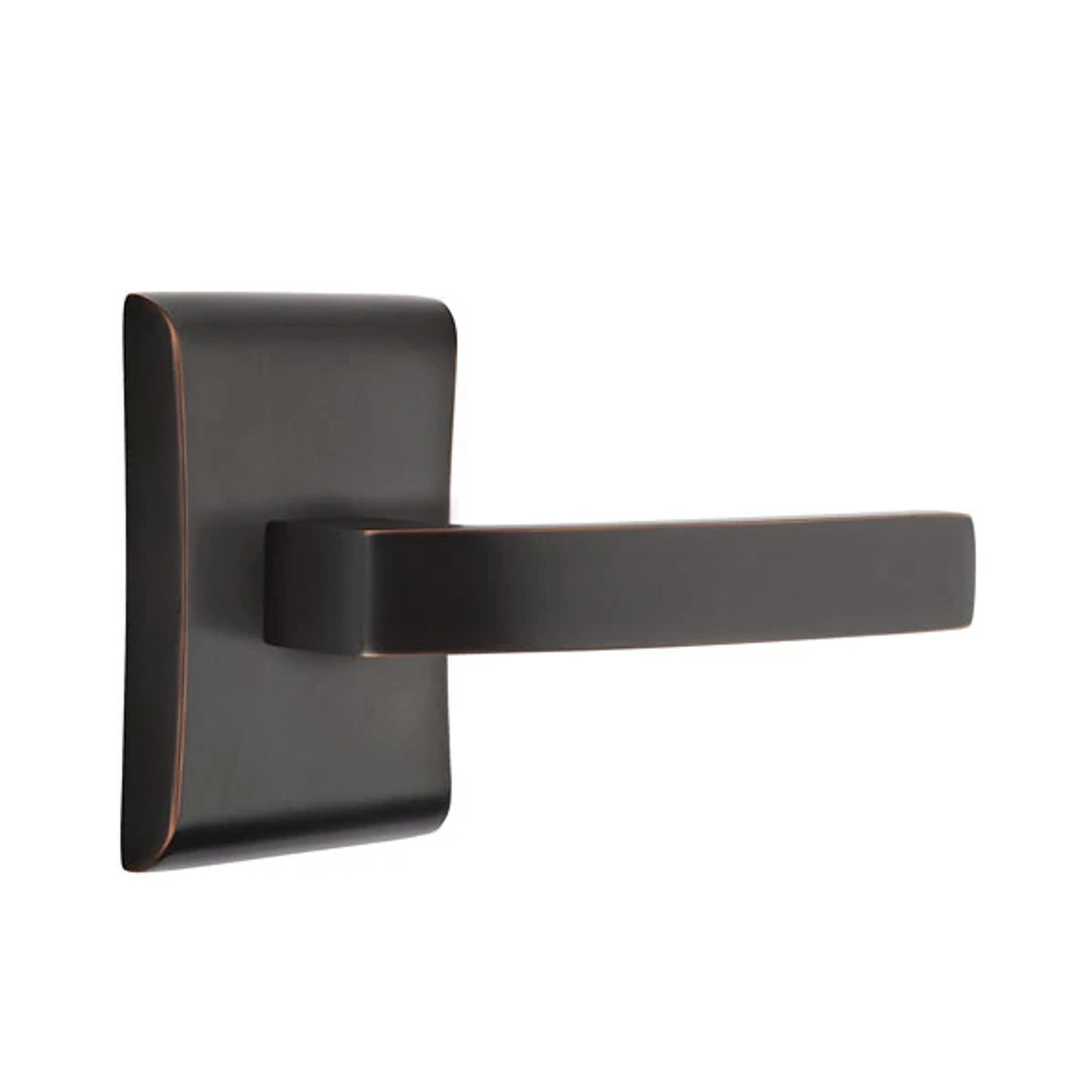 Emtek Breslin Lever with Neos Rosette in Oil Rubbed Bronze
