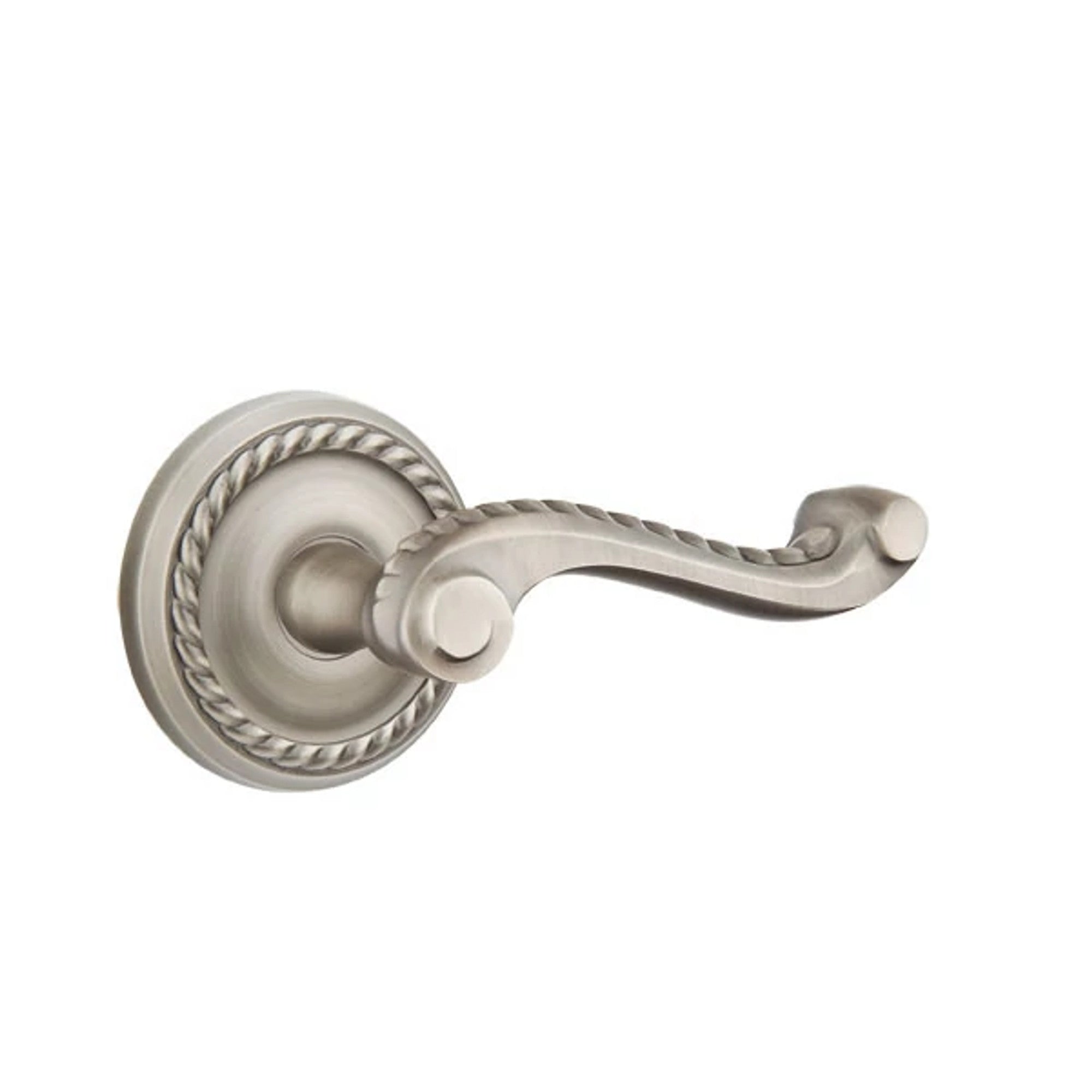 Emtek Rope Lever with Rope Rosette in Pewter