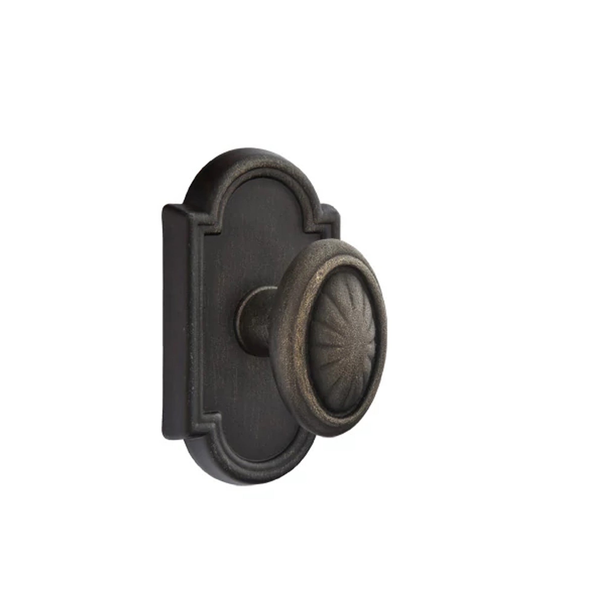 Emtek Parma Knob with #11 Rosette in Medium Bronze
