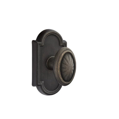 Emtek Parma Knob with #11 Rosette in Medium Bronze