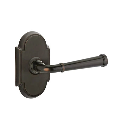Emtek Merrimack Lever with #8 Rosette in Oil Rubbed Bronze