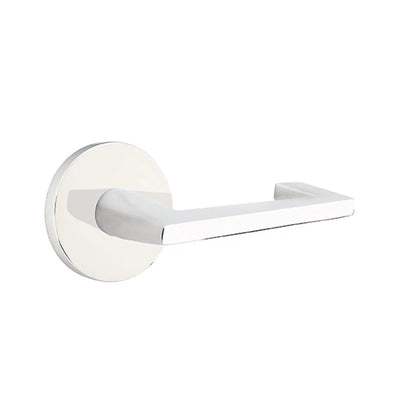 Emtek Argos Lever with Disk Rosette in Polished Chrome