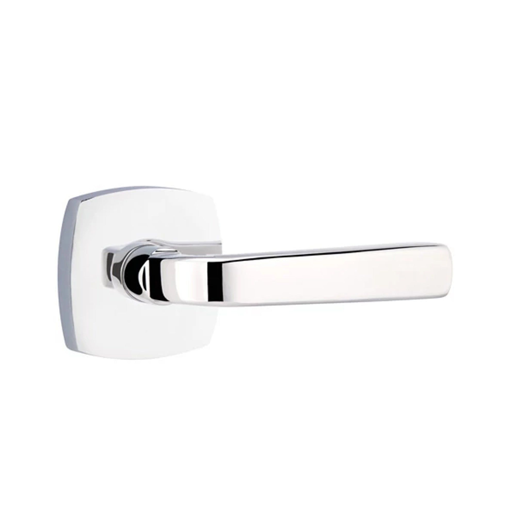 Emtek Sion Lever with Urban Modern Rosette in Polished Chrome