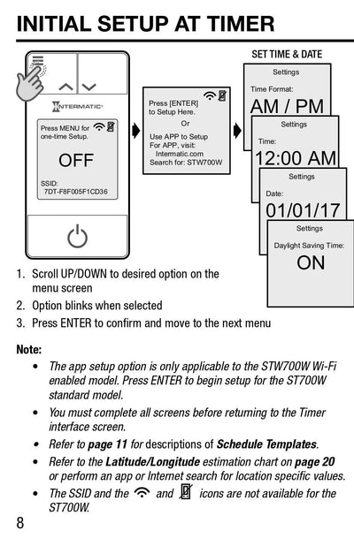 110V Programmable Wifi Control - Control Only