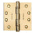 Von Morris 4.5 x 4.5 solid brass hinge ball bearing 11-4545BB - Pair