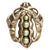 Notting Hill Pearly Peapod Cabinet Knob, Antique Brass