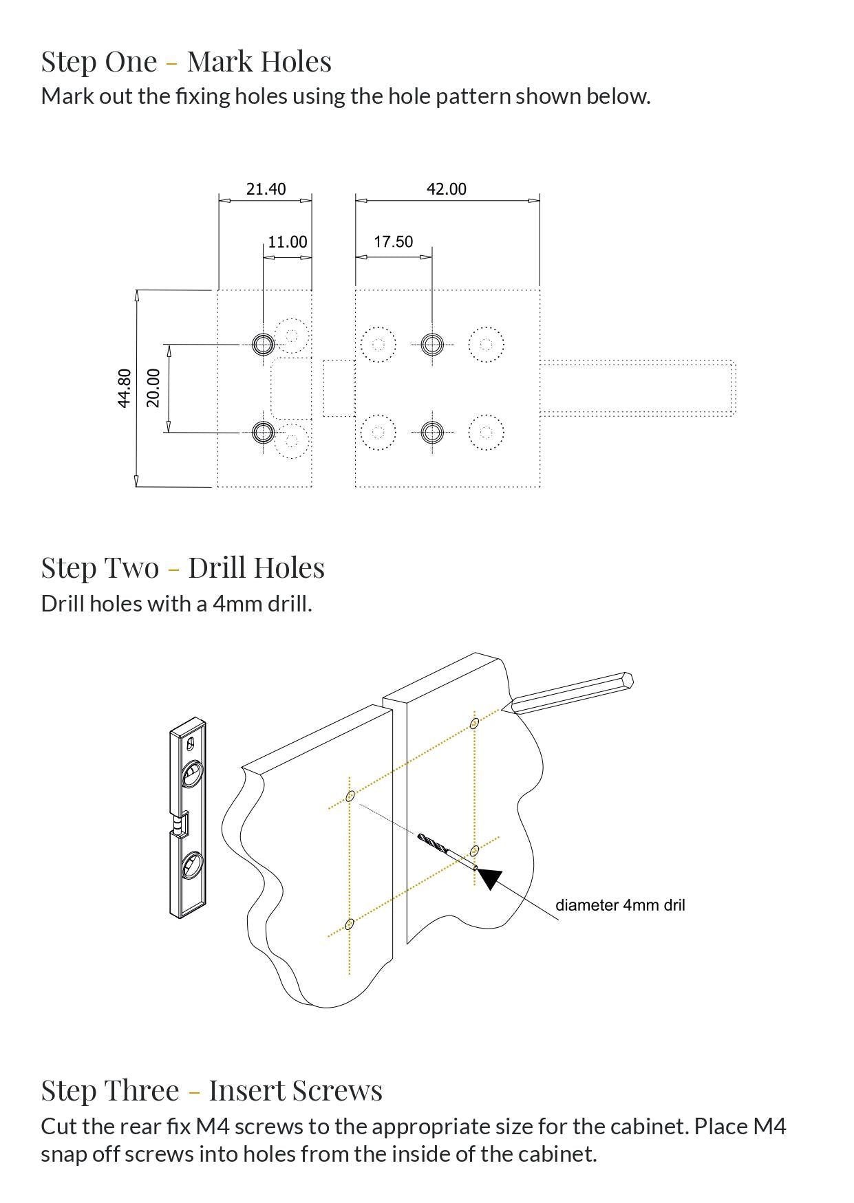 45MM Digbeth Ridged Latch