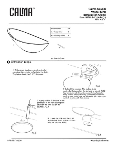 Cavalli Vessel Sink - Gloss White