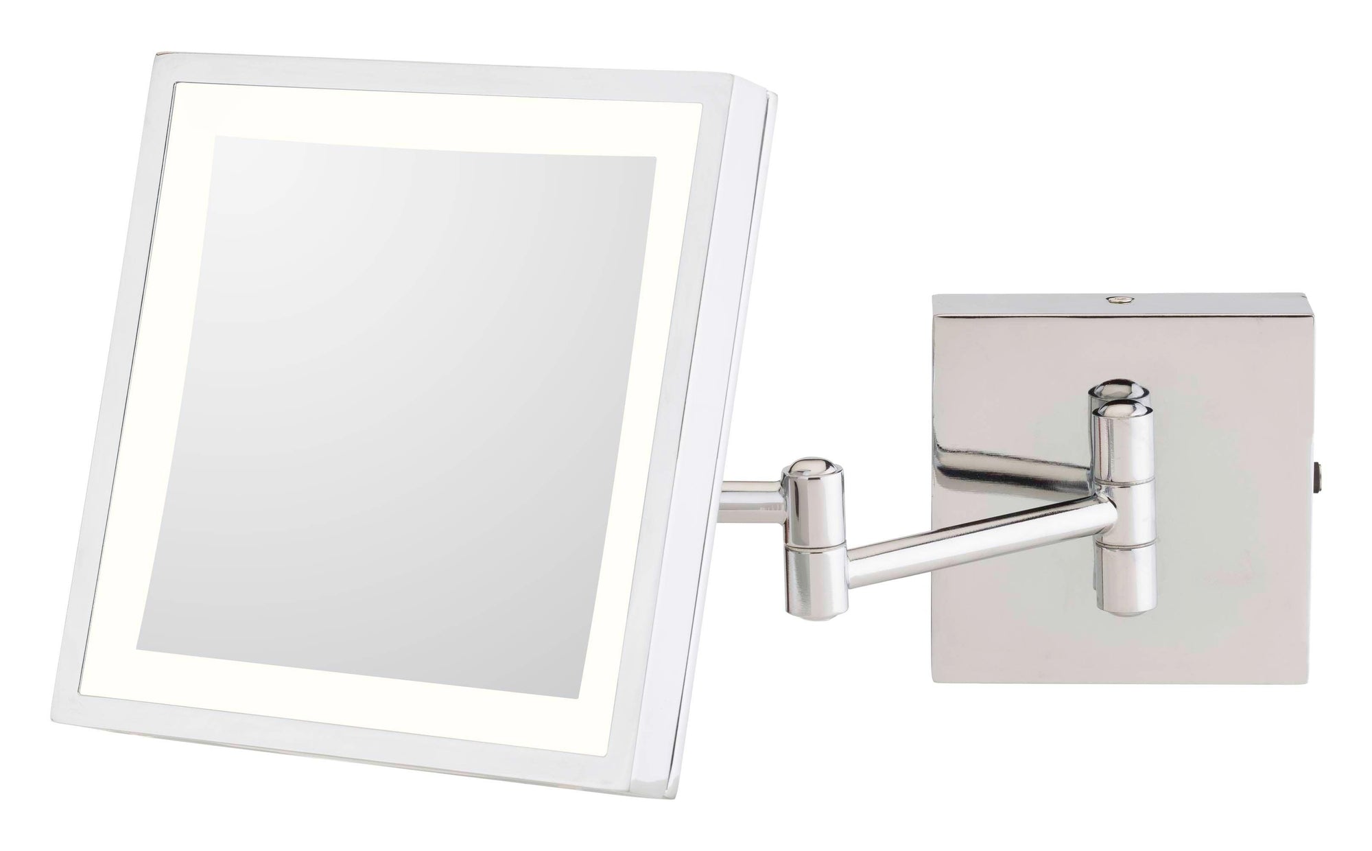 913-55-43 Single-Sided 3XLED Square Wall Mirror - Hardware by Design