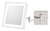 913-55-43 Single-Sided 3XLED Square Wall Mirror - Hardware by Design