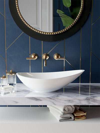 Cavalli Vessel Sink - Gloss White
