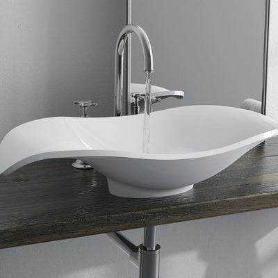 Corelli Vessel Sink - Gloss White