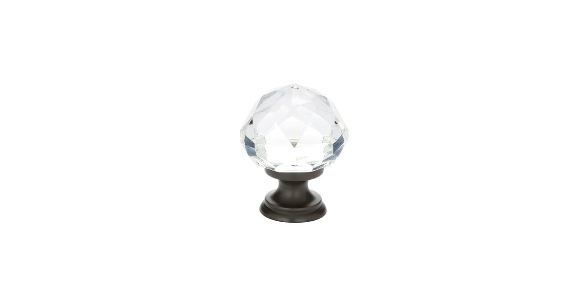 Emtek Diamond 1 Inch Round Cabinet Knob - Hardware by Design