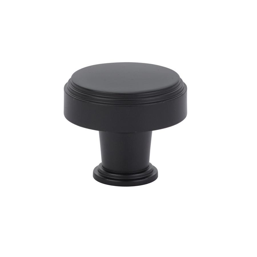 Emtek Newport 1-3/4" Knob in Flat Black