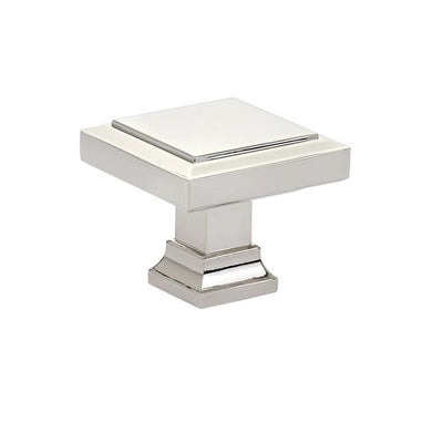 Emtek Geometric 1-5/8" Knob in Polished Nickel