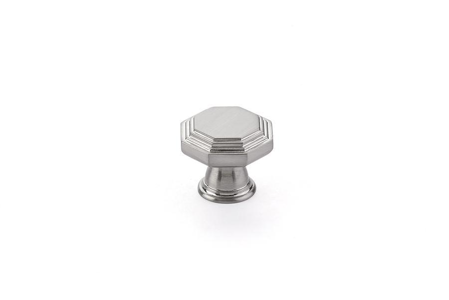 Emtek Midvale 1-1/4" Knob in Satin Nickel