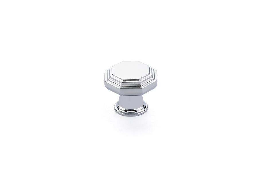 Emtek Midvale 1-1/4" Knob in Polished Chrome