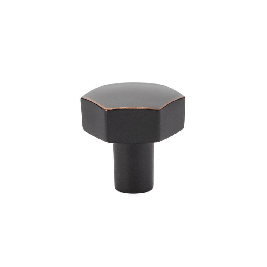 Emtek Mod Hex 1-1/8" Knob in Oil Rubbed Bronze