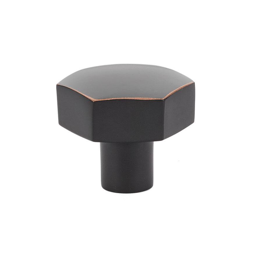 Emtek Mod Hex 1-1/2" Knob in Oil Rubbed Bronze