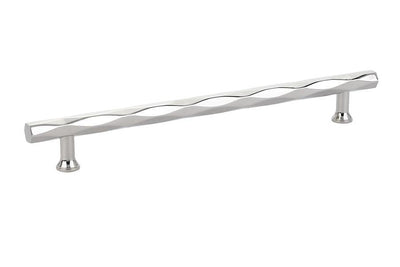 Emtek Tribeca 8" C-C Pull in Polished Nickel