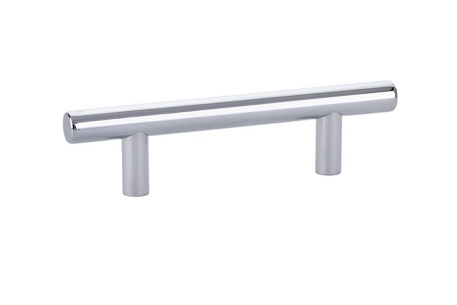 Emtek Bar 3" C-C Pull in Polished Chrome