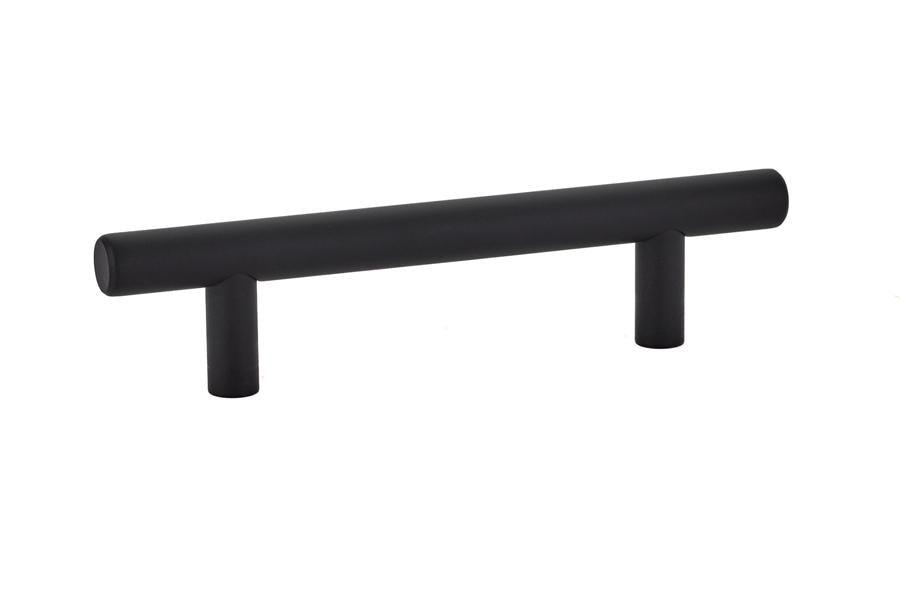 Emtek Bar 3-1/2" C-C Pull in Flat Black