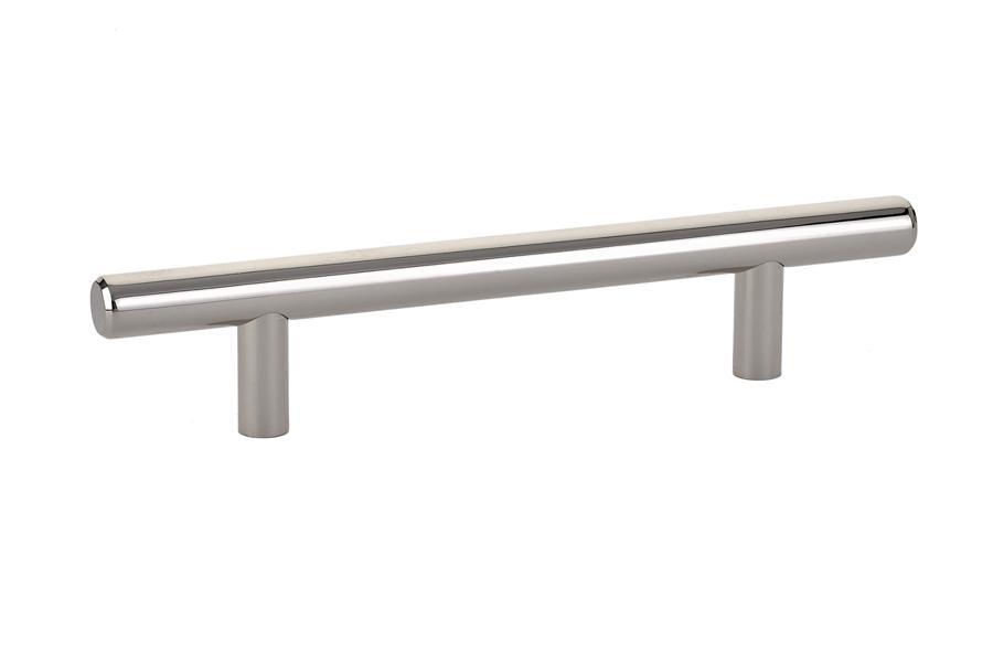 Emtek Bar 4" C-C Pull in Polished Nickel
