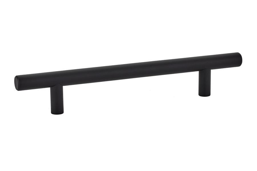 Emtek Bar 5" C-C Pull in Flat Black