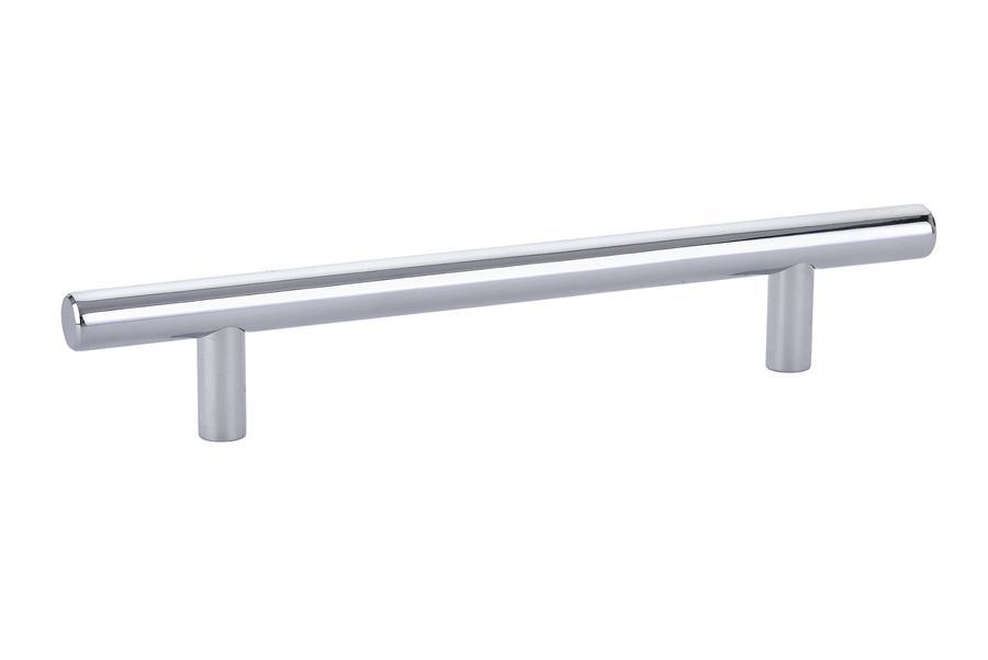 Emtek Bar 5" C-C Pull in Polished Chrome