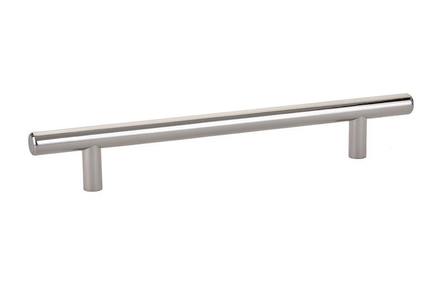 Emtek Bar 6" C-C Pull in Polished Nickel