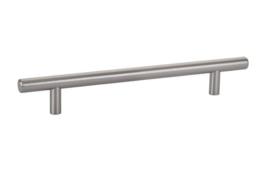 Emtek Bar 6" C-C Pull in Satin Nickel
