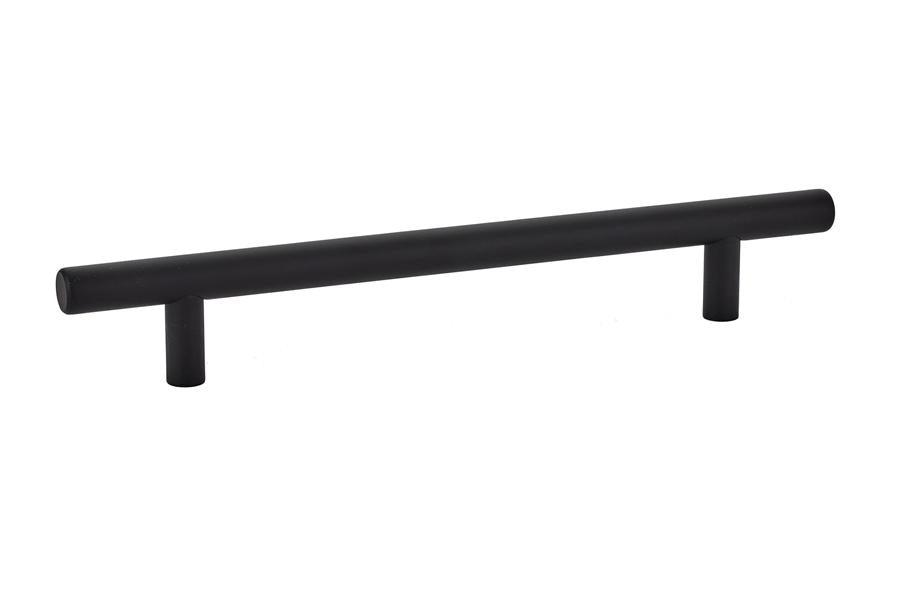 Emtek Bar 6" C-C Pull in Flat Black