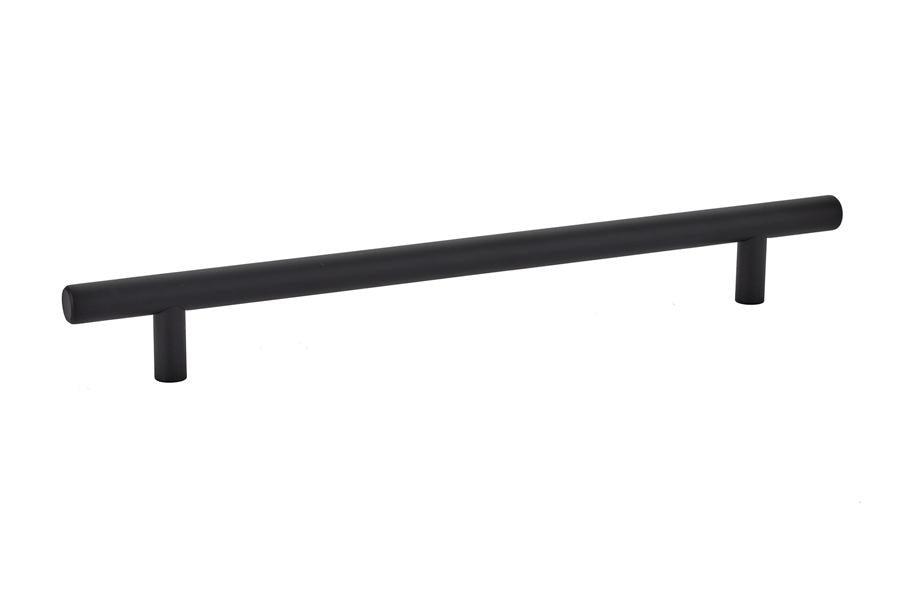 Emtek Bar 8" C-C Pull in Flat Black